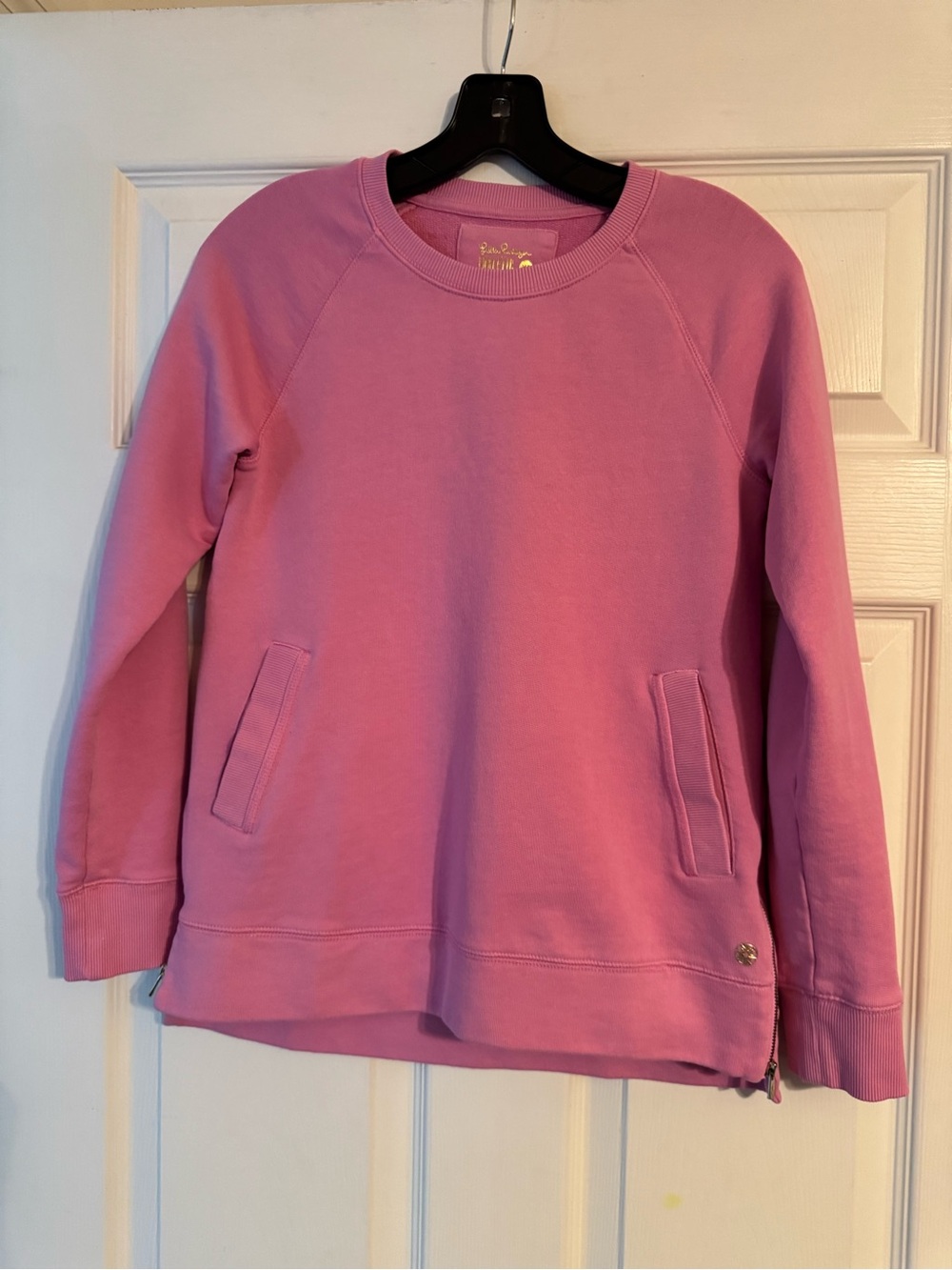 Lilly Pulitzer Pink Crewneck Pullover Sweatshirt